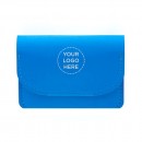 Cardholder Torino F287 blue fluorescent