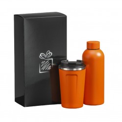 Drinkware set: Nordic coffee mug 350 ml & thermal water bottle 500 ml