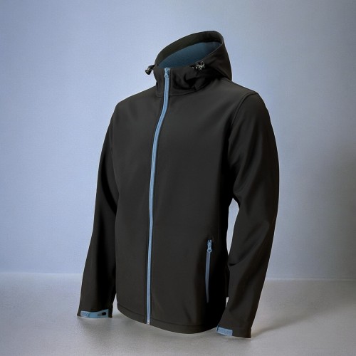 Men's softshell jackets with hood, XXXL size