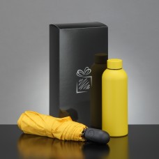 Active set: thermal water bottle and automatic umbrella