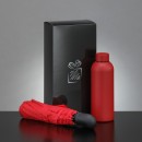 Active set: thermal water bottle and automatic umbrella