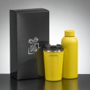 Drinkware set: Nordic coffee mug 350 ml & thermal water bottle 500 ml