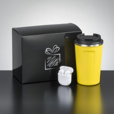 Set: Nordic coffee mug 350 ml & tws active earphones