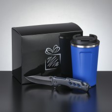 Driver set: thermal mug Nordic 350 ml & emergency knife