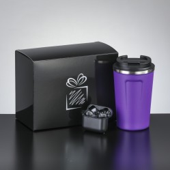 Relax set II: coffee mug 350 ml and tws dynamic earbuds