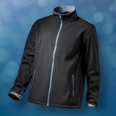 Men’s softshell jacket in a christmas foil