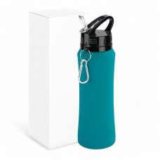 Colorissimo water bottle with metal hook, 700 ml.