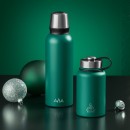 Set Nordic: all-in-one Nordic food and beverage thermos, 600 ml & steel vacuum thermos, 1000ml.