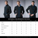 Men's softshell jackets, XXL size