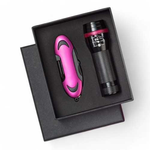 Set Colorado i: led torch and a pocket knife