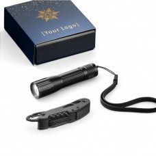 Tool set: pocket knife Optima and led torch