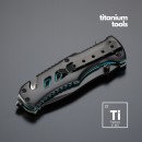 Titanium Optima set II: emergency knife and Flashlight