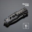 Titanium Optima set II: emergency knife and Flashlight