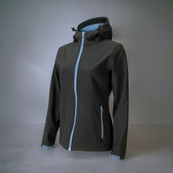 Жіноча softshell куртка з капюшоном, розмір XXL