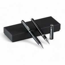 Metal set: pen and ballpoint pen