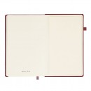 Notebook Verona 135x210 mm L33133 burgundy