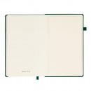 Notebook Verona 135x210 mm L33154 dark green