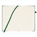 Notebook Verona 135x210 mm L33154 dark green