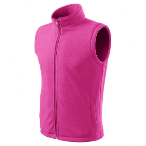 Fleece Vest unisex 518 Fuchsia Red