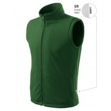 Fleece Vest unisex 518 Bottle Green 06 (brand Label)