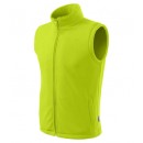 Fleece Vest unisex 518 Lime Punch 62 (brand Label)