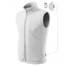 Fleece Vest unisex 518 White 00 (brand Label)