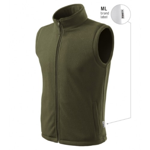 Fleece Vest unisex 518 Military 69 (brand Label)