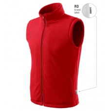 Fleece Vest unisex 518 Red 07 (brand Label)