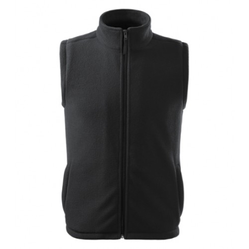 Fleece Vest unisex 5X8 Ebony Gray