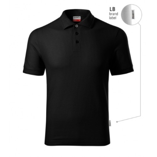 Polo Shirt men’s R22 Black 01 (brand Label)