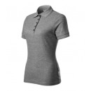 Polo Shirt women’s R23 Dark Gray Melange 12 (brand Label)