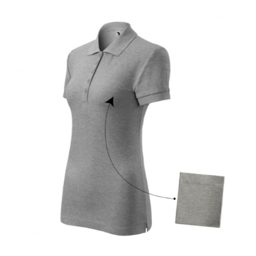 Polo Shirt women’s 213 Dark Gray Melange